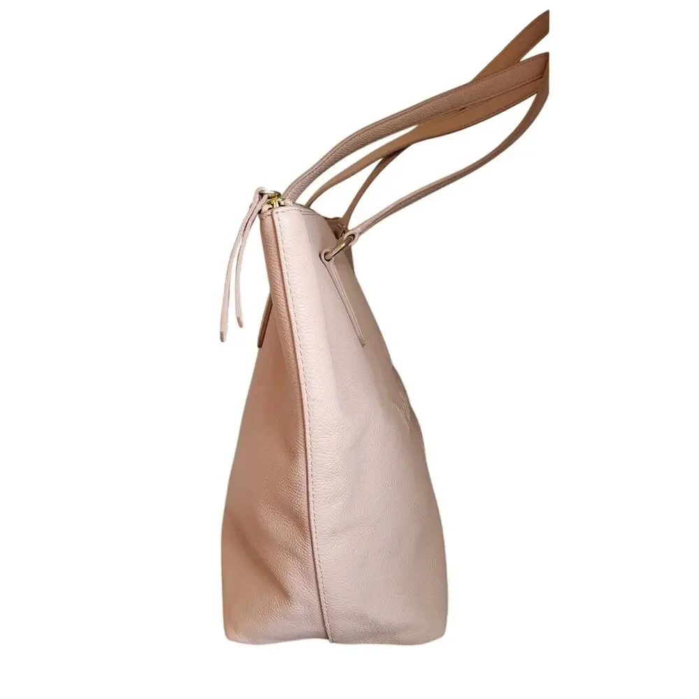 Kate Spade Blush Pink Tote Bag Leather EUC
